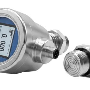 Pressure Gauge Vertical Meter Head (M27×2, Flat Diaphragm, Three Cooling Fins)